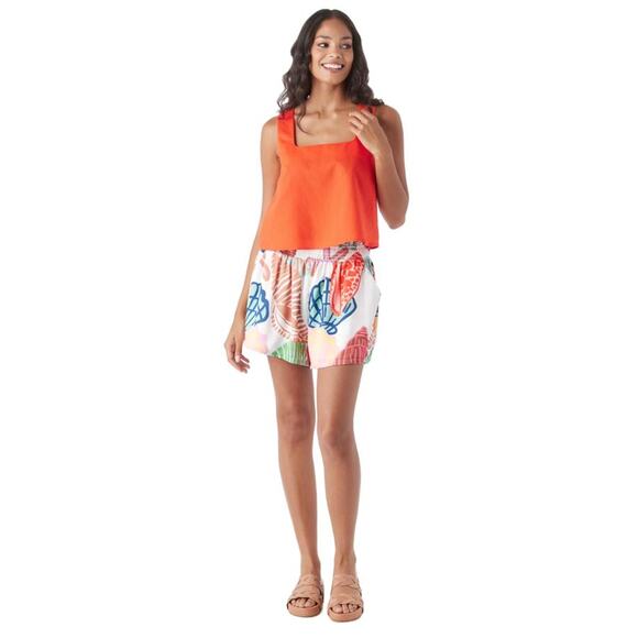 Crosby by Mollie Burch Flowy Pullon Camden Short in Menemsha 15006 Medium M NEW - Picture 2 of 4